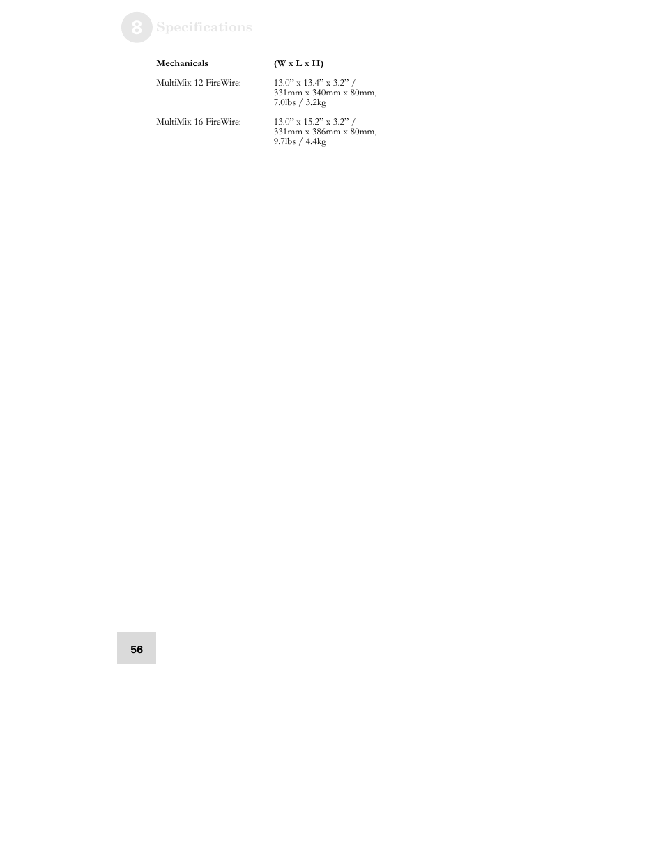 ALESIS MultiMix 12 FireWire User Manual | Page 58 / 64