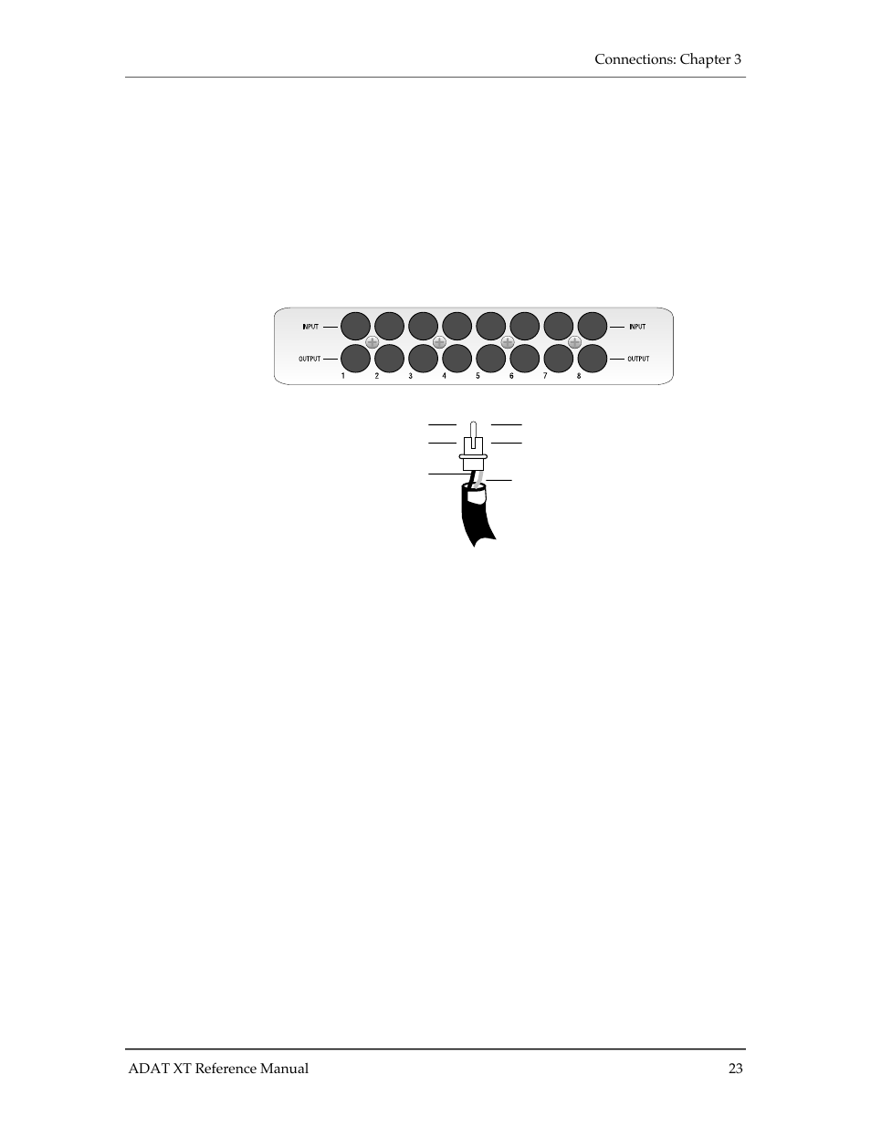 Onnections | ALESIS ADAT-XT User Manual | Page 27 / 96
