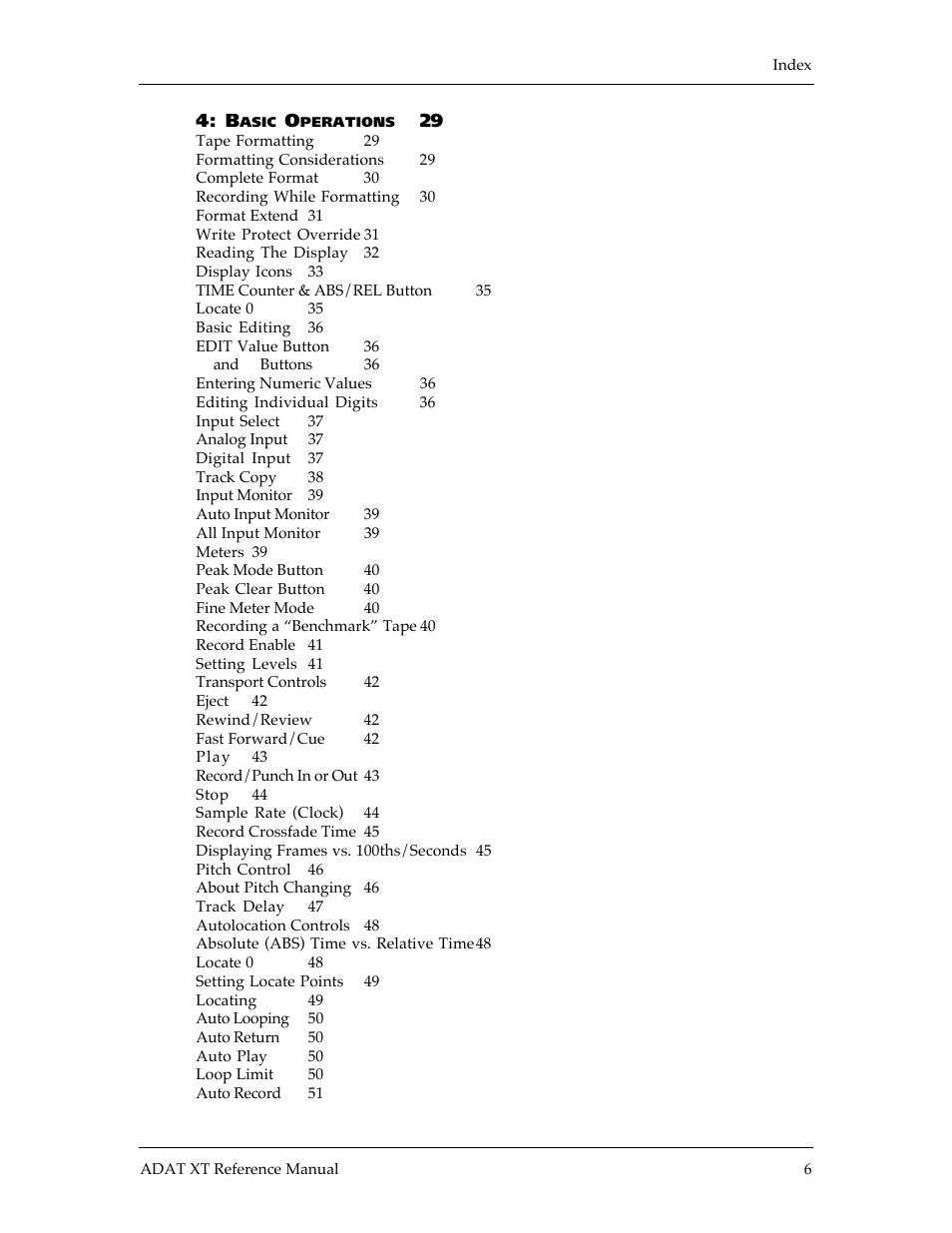 ALESIS ADAT-XT User Manual | Page 7 / 96