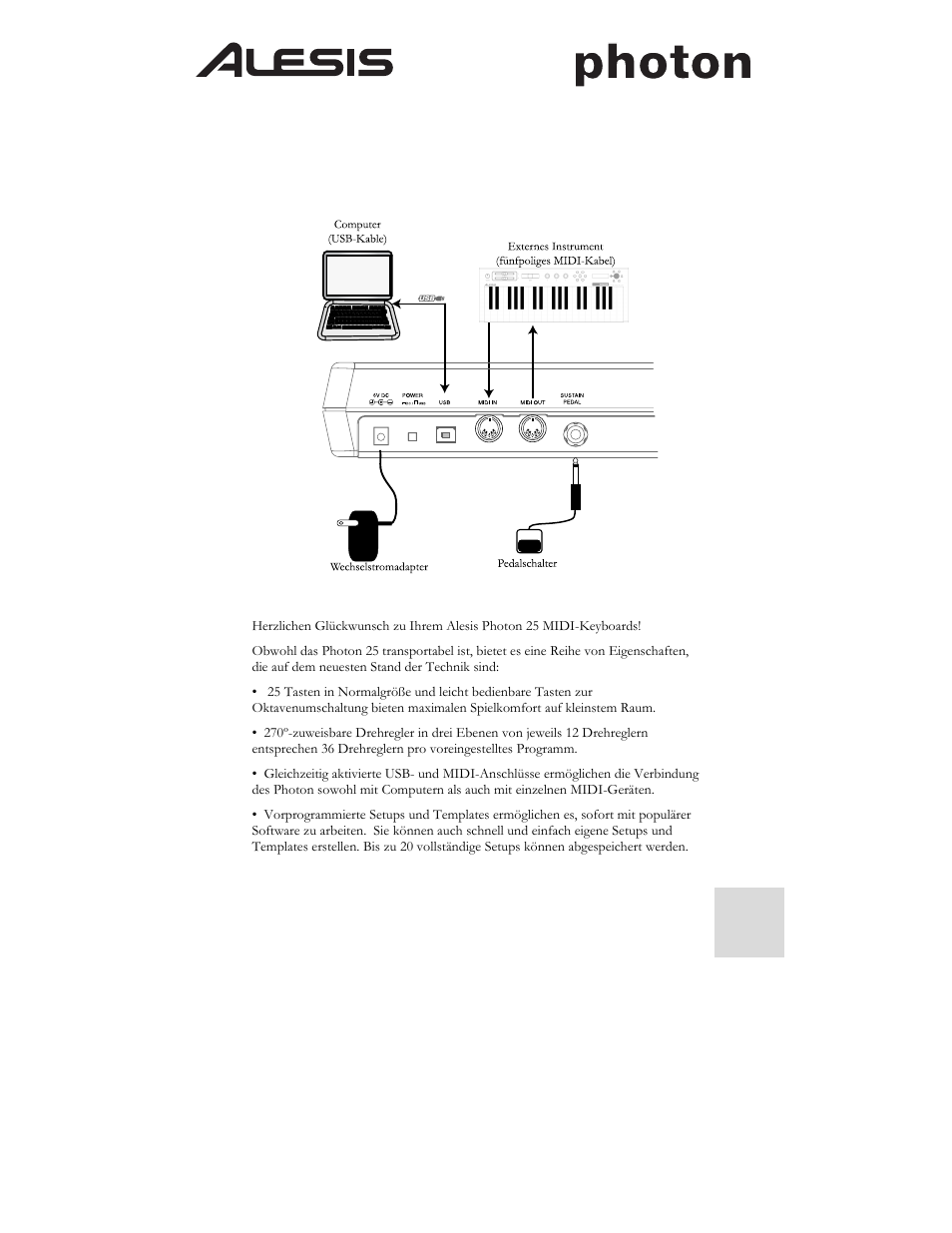 ALESIS Photon 25 User Manual | Page 39 / 61