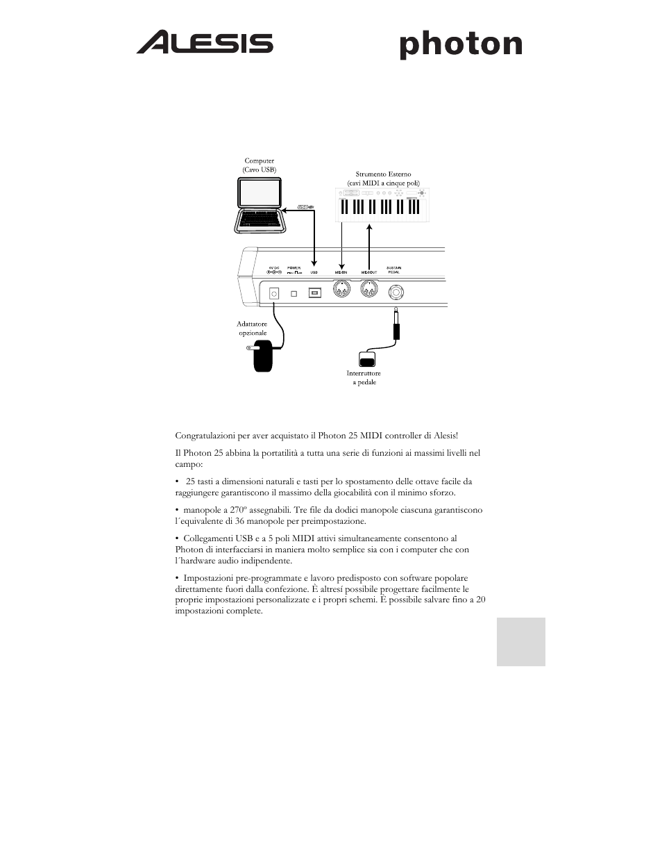 ALESIS Photon 25 User Manual | Page 51 / 61