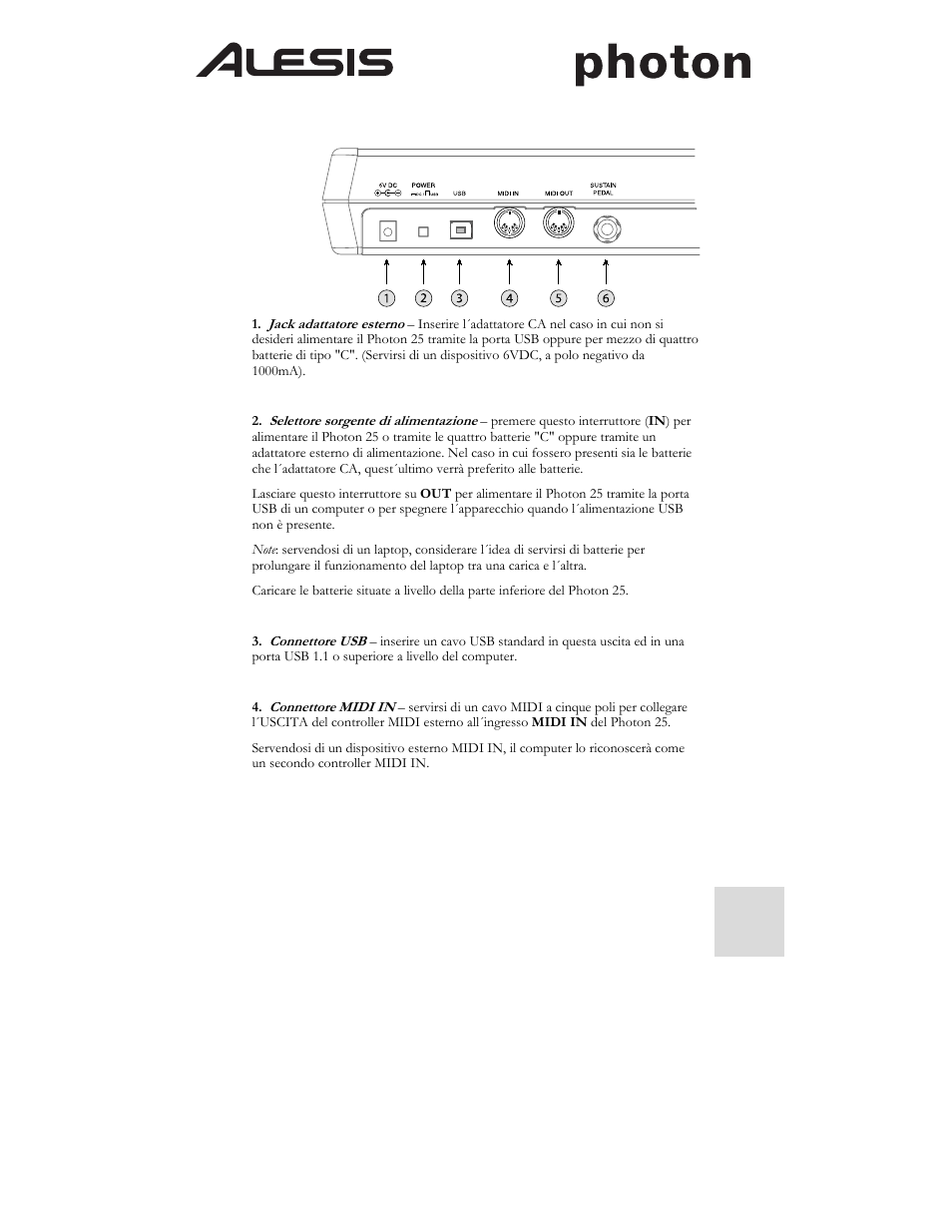 ALESIS Photon 25 User Manual | Page 53 / 61