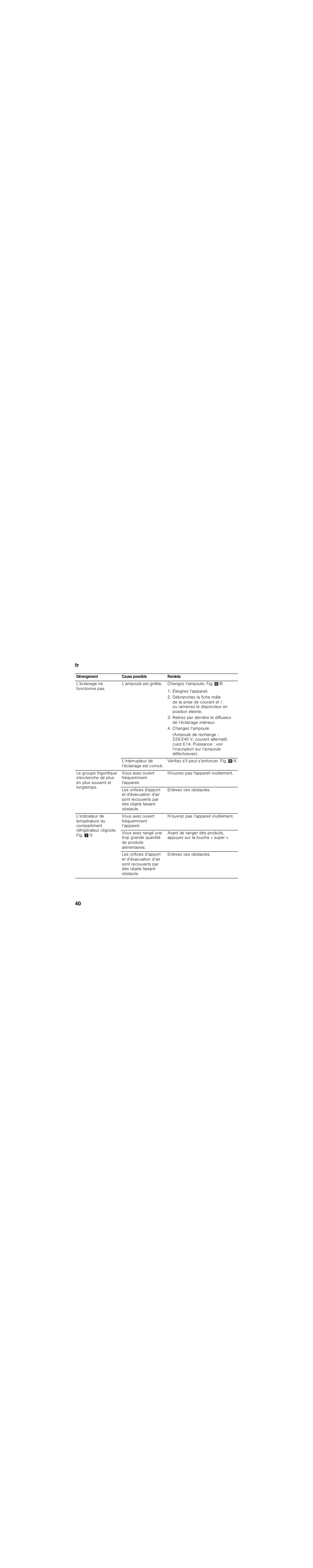 Siemens GS33NVW30 User Manual | Page 40 / 71