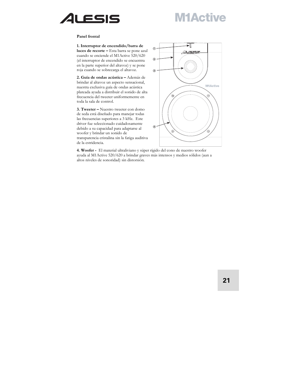 ALESIS ACTIVE M1 User Manual | Page 23 / 82