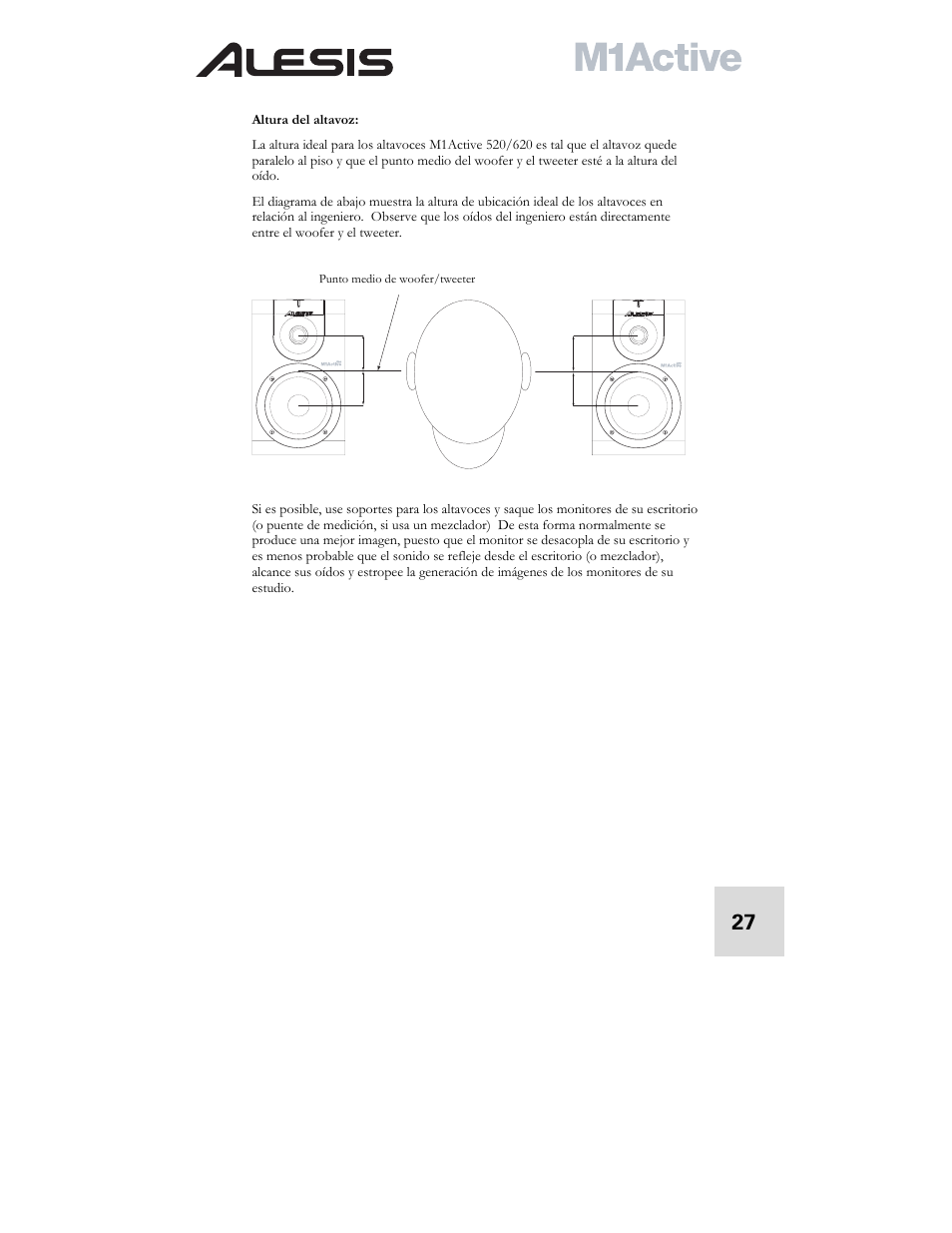 ALESIS ACTIVE M1 User Manual | Page 29 / 82