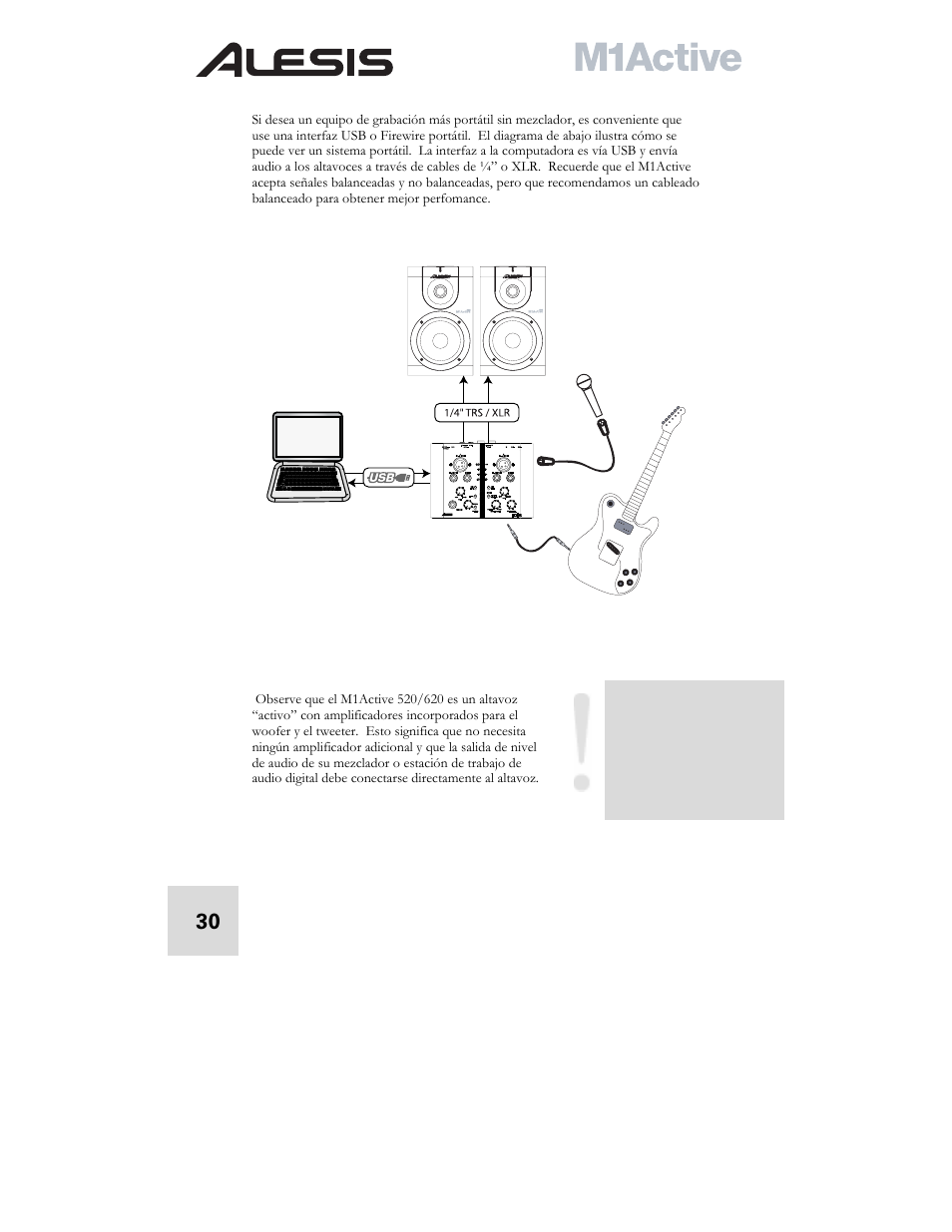 ALESIS ACTIVE M1 User Manual | Page 32 / 82