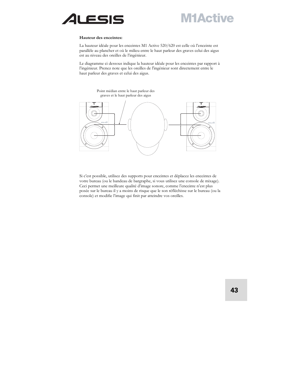 ALESIS ACTIVE M1 User Manual | Page 45 / 82