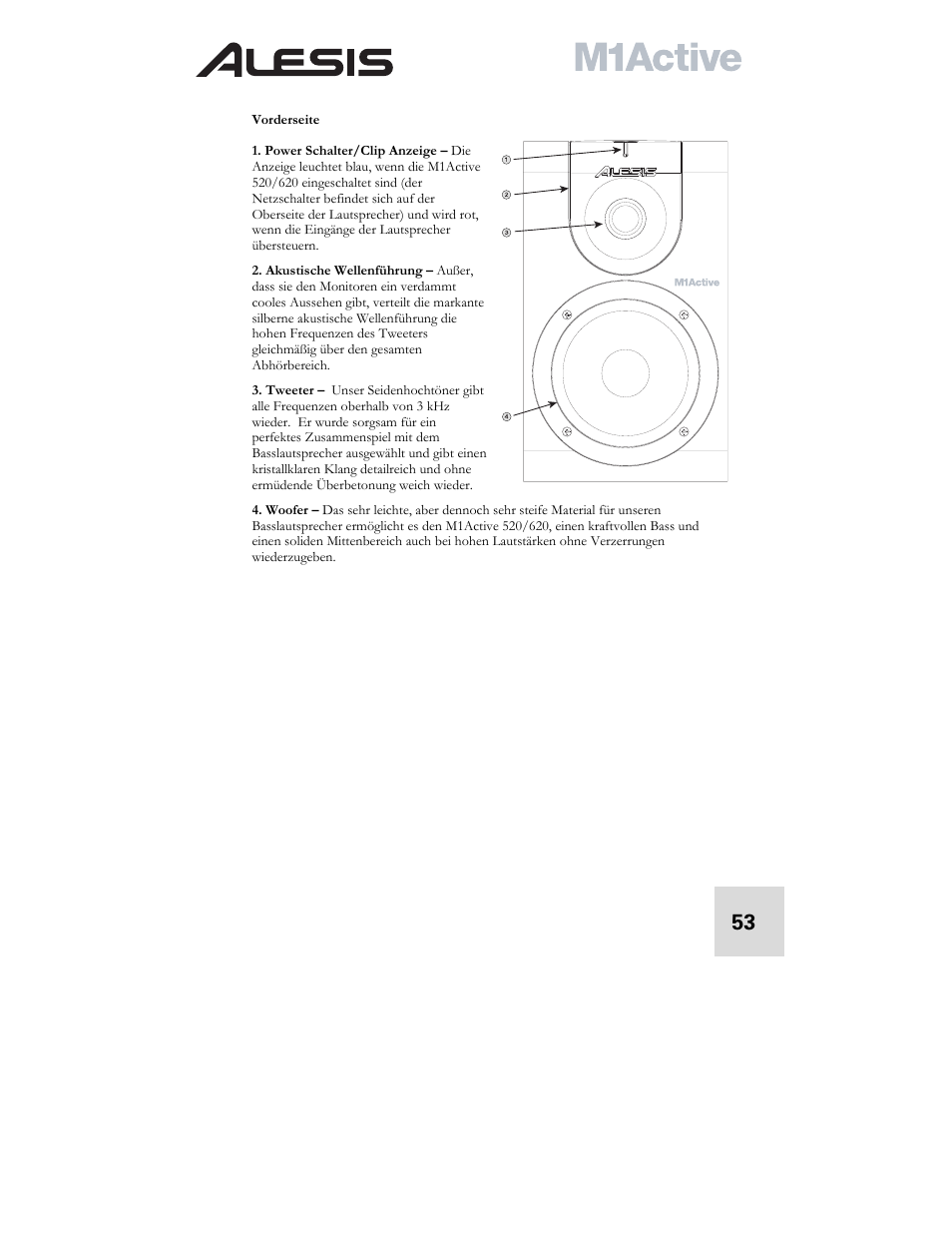 ALESIS ACTIVE M1 User Manual | Page 55 / 82