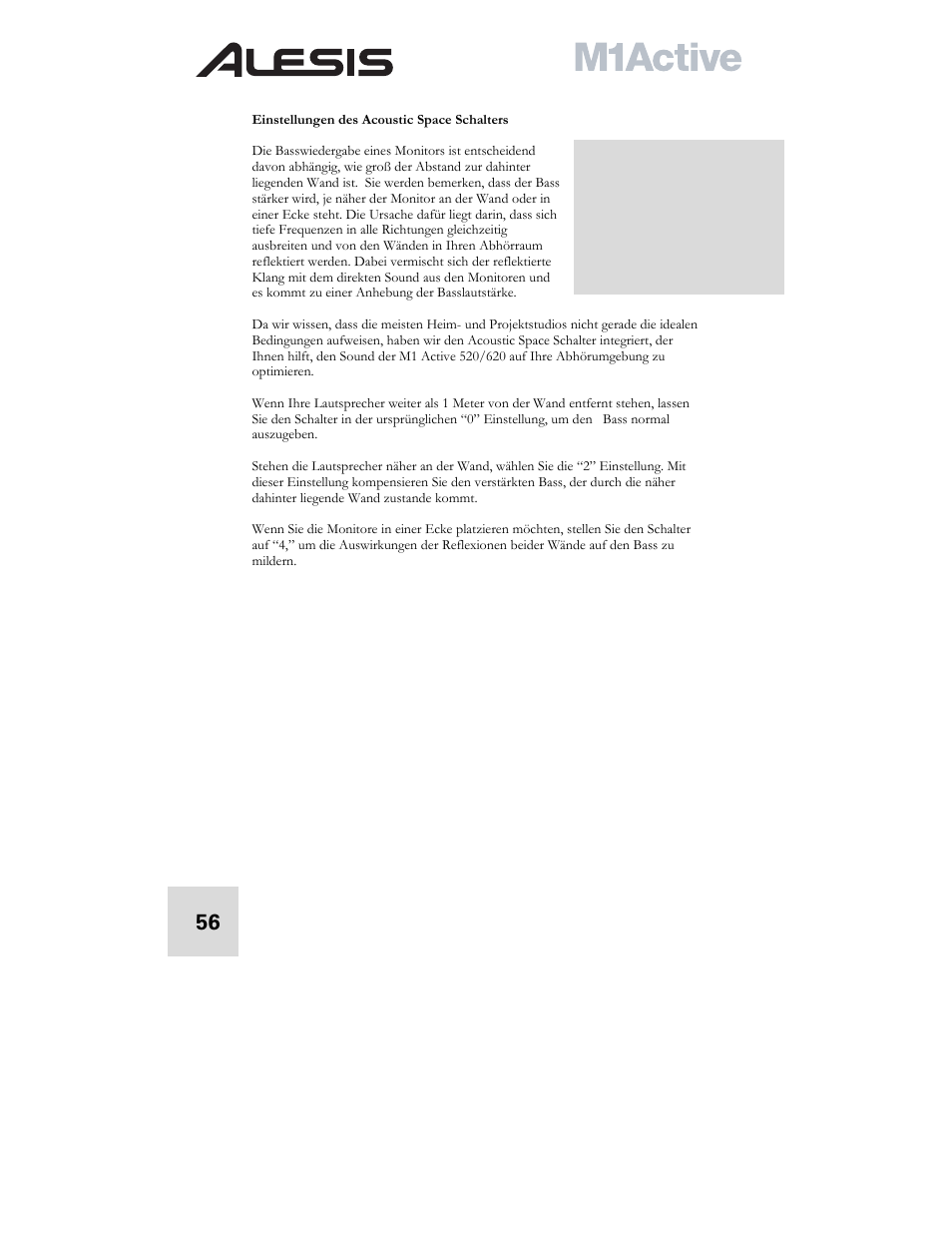 ALESIS ACTIVE M1 User Manual | Page 58 / 82