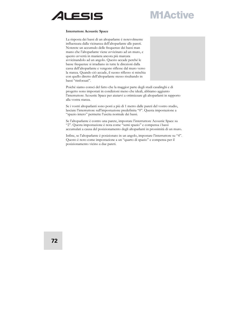 ALESIS ACTIVE M1 User Manual | Page 74 / 82