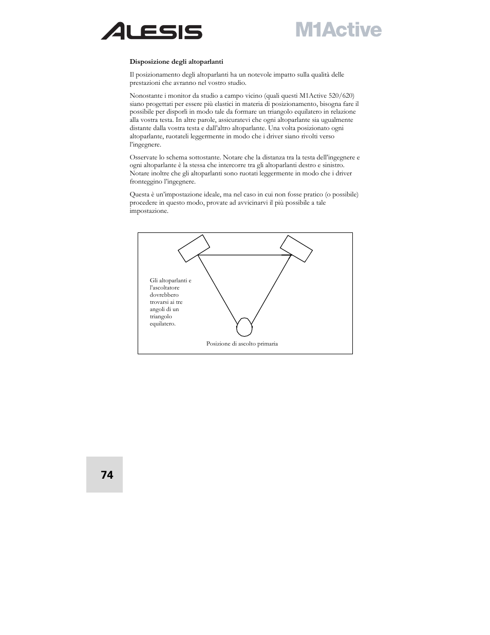 ALESIS ACTIVE M1 User Manual | Page 76 / 82