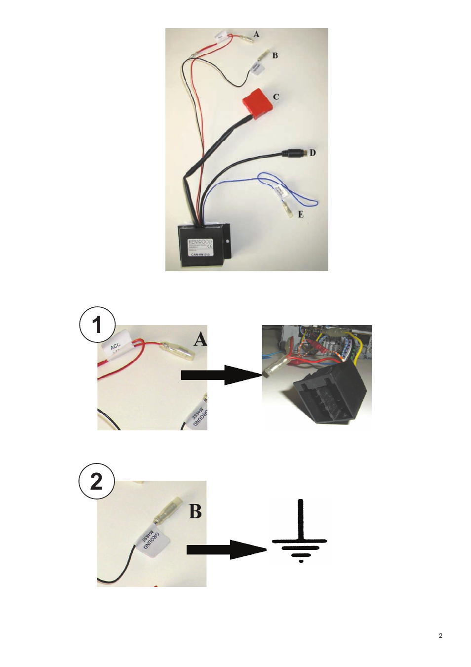 Kenwood CAW-RN1310 User Manual | Page 2 / 3