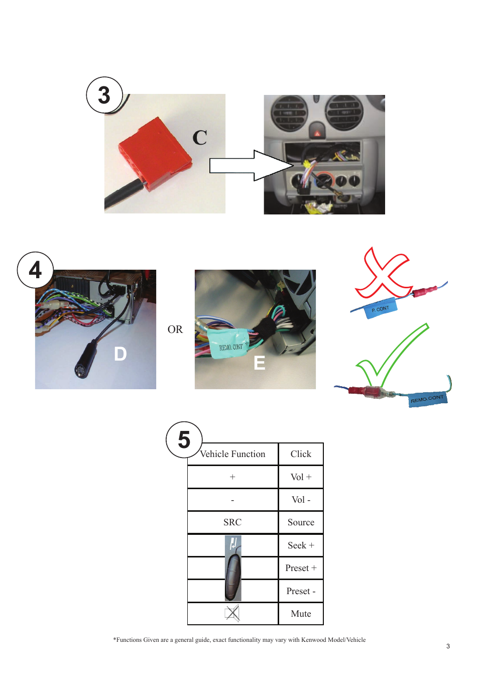 Kenwood CAW-RN1310 User Manual | Page 3 / 3