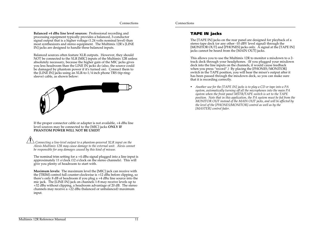 ALESIS MULTIMIX 12R User Manual | Page 21 / 62