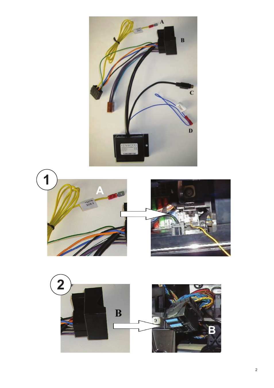 Kenwood CAW-BM1190 User Manual | Page 2 / 3