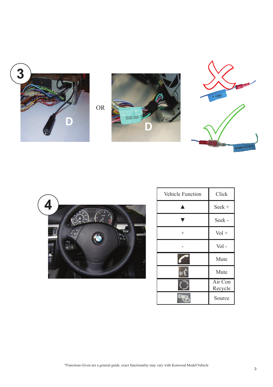 Kenwood CAW-BM1190 User Manual | Page 3 / 3