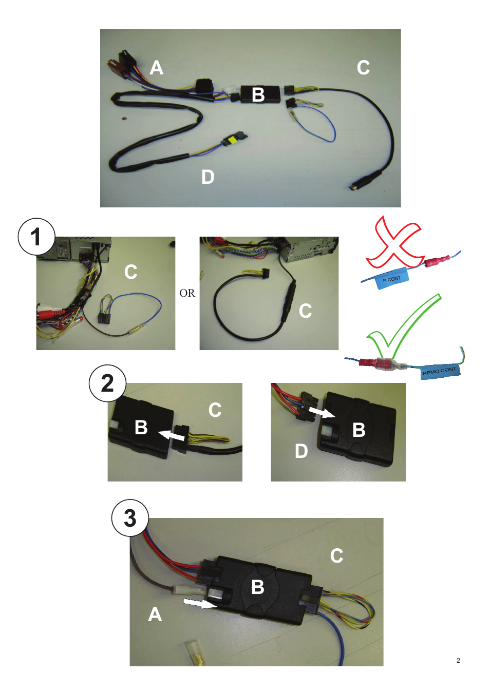 Kenwood CAW-PG7260 User Manual | Page 2 / 3