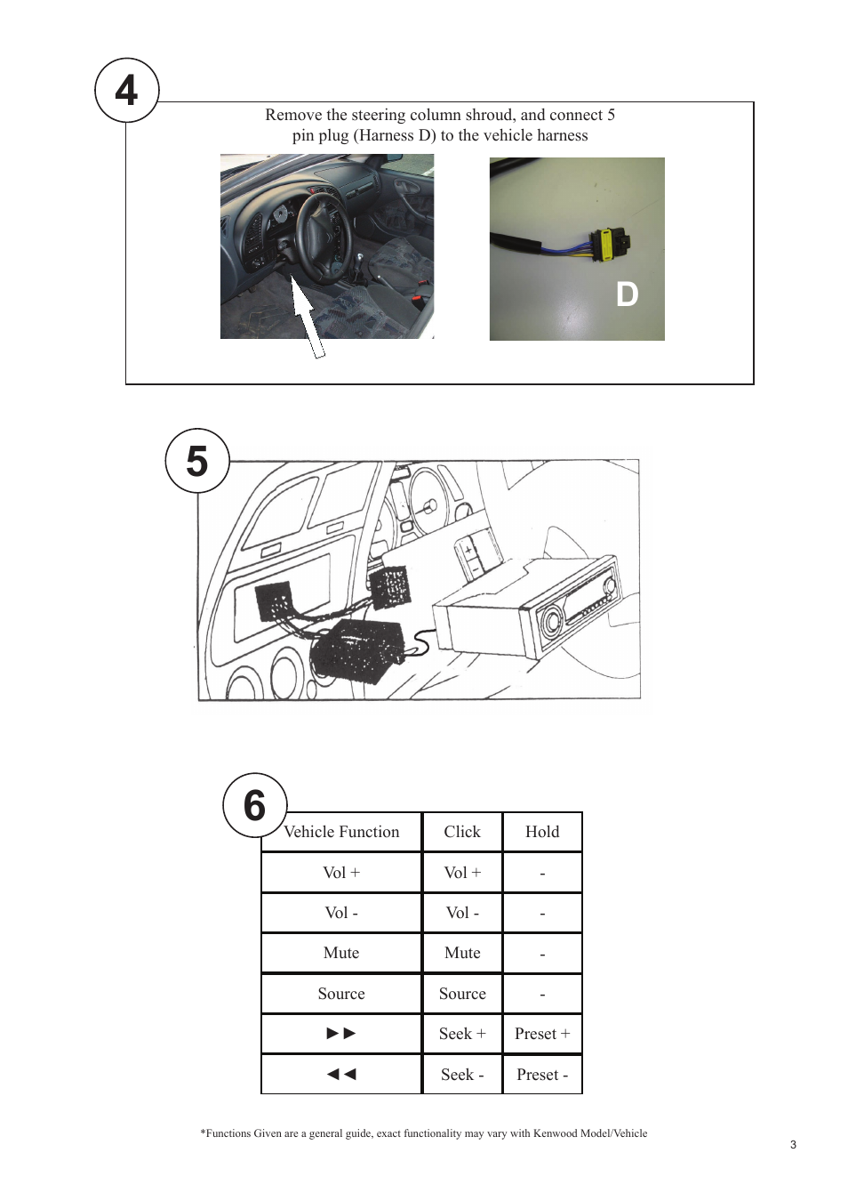 Kenwood CAW-PG7260 User Manual | Page 3 / 3