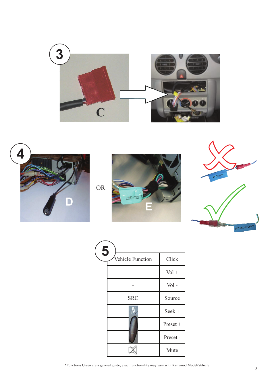 Kenwood CAW-RN1140 User Manual | Page 3 / 3