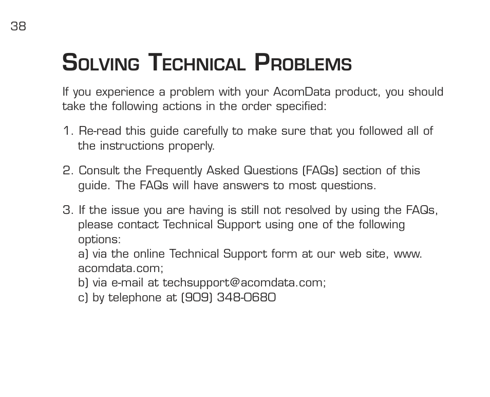 Acomdata.com RPDOCKU2FA User Manual | Page 40 / 52