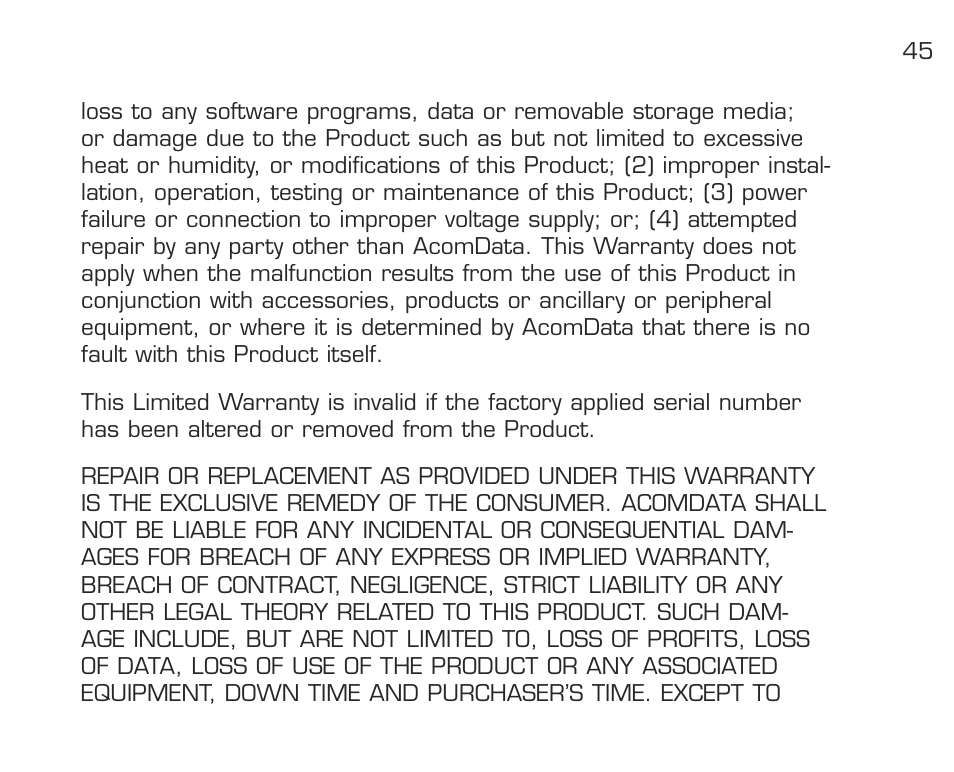 Acomdata.com RPDOCKU2FA User Manual | Page 47 / 52