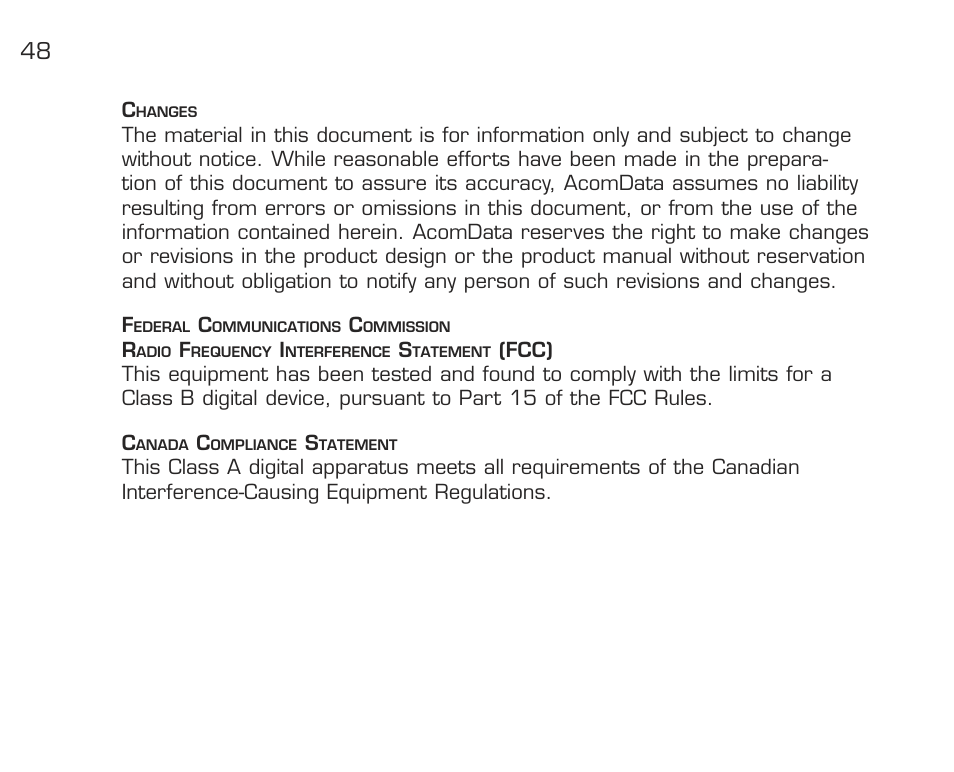 Acomdata.com RPDOCKU2FA User Manual | Page 50 / 52