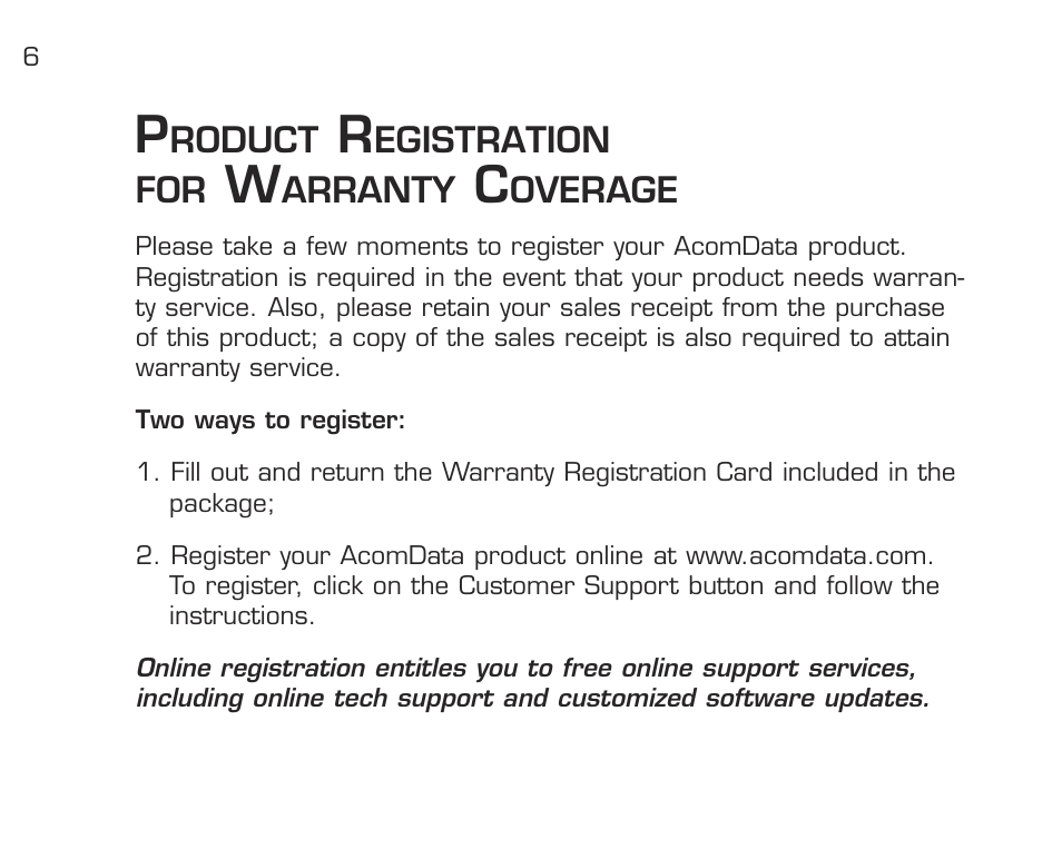 Acomdata.com RPDOCKU2FA User Manual | Page 8 / 52