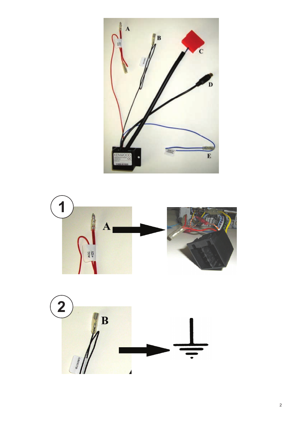 Kenwood CAW-KI1520 User Manual | Page 2 / 3