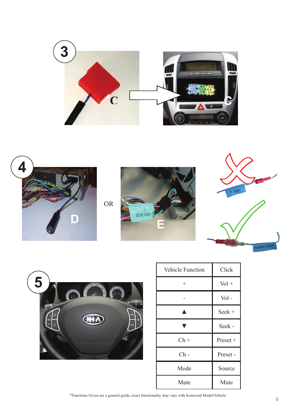Kenwood CAW-KI1520 User Manual | Page 3 / 3