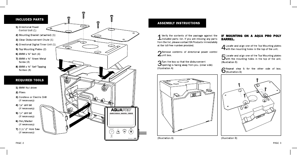 Aquapro Fish Feeders ATX User Manual | Page 2 / 7