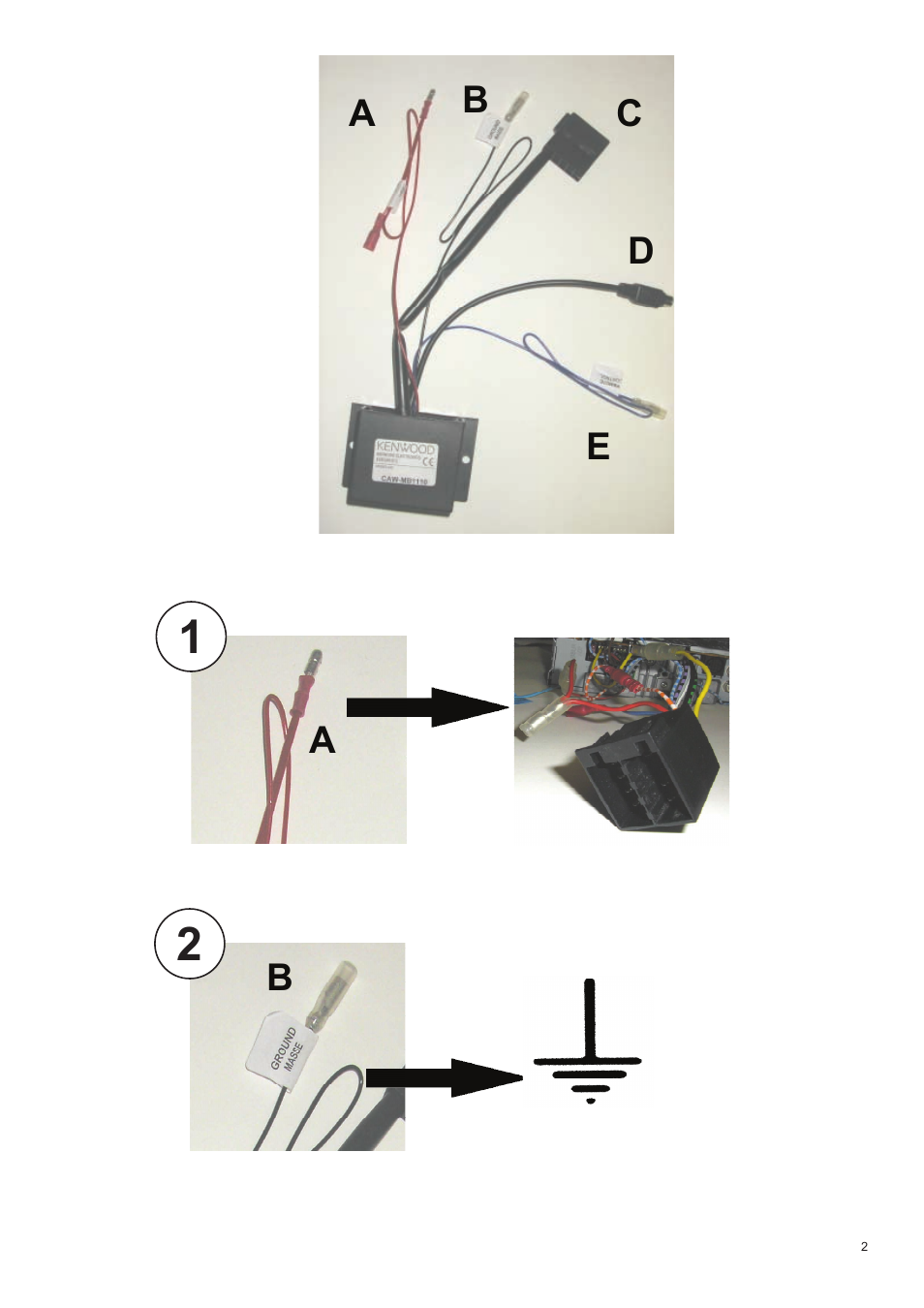 Kenwood CAW-MB1110 User Manual | Page 2 / 3