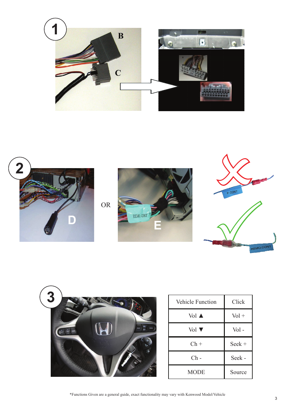 Kenwood CAW-HD1470 User Manual | Page 3 / 3