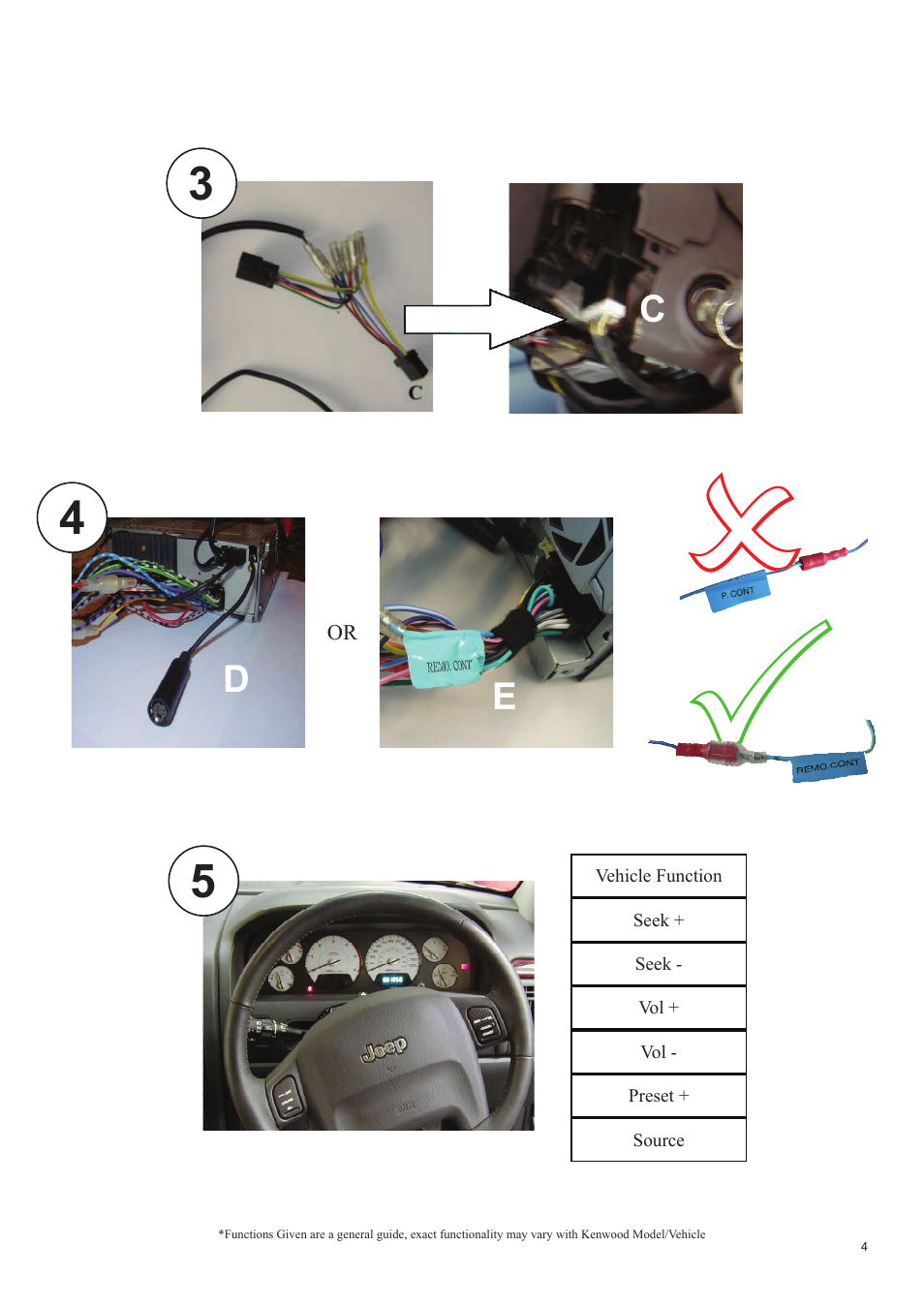 Kenwood CAW-CH1010 User Manual | Page 4 / 4