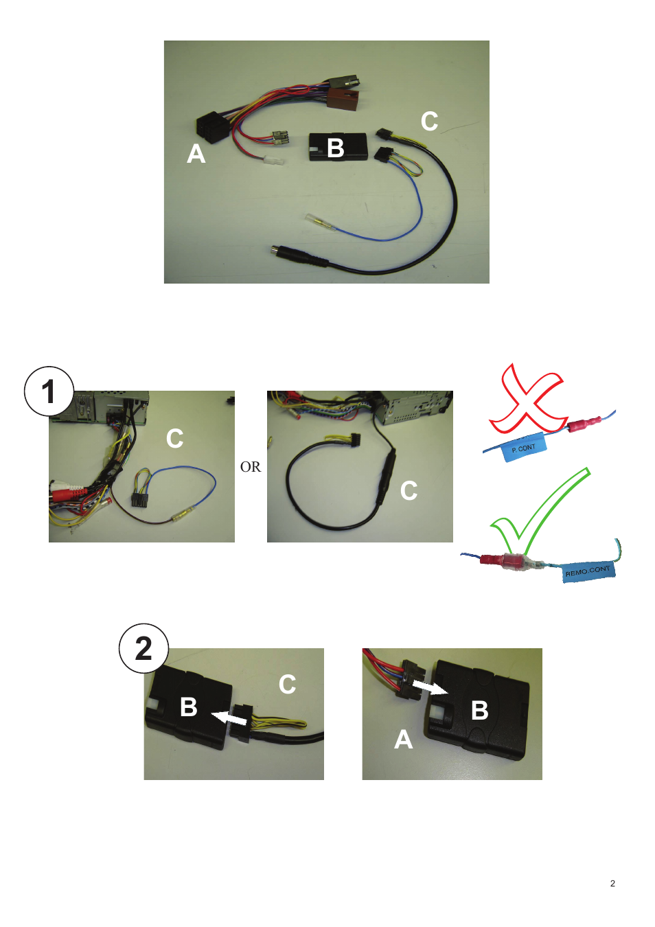 Kenwood CAW-PG7230 User Manual | Page 2 / 3