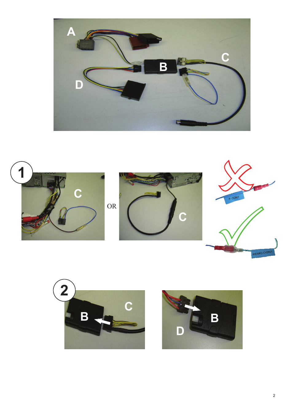 Kenwood CAW-OP7060 User Manual | Page 2 / 3