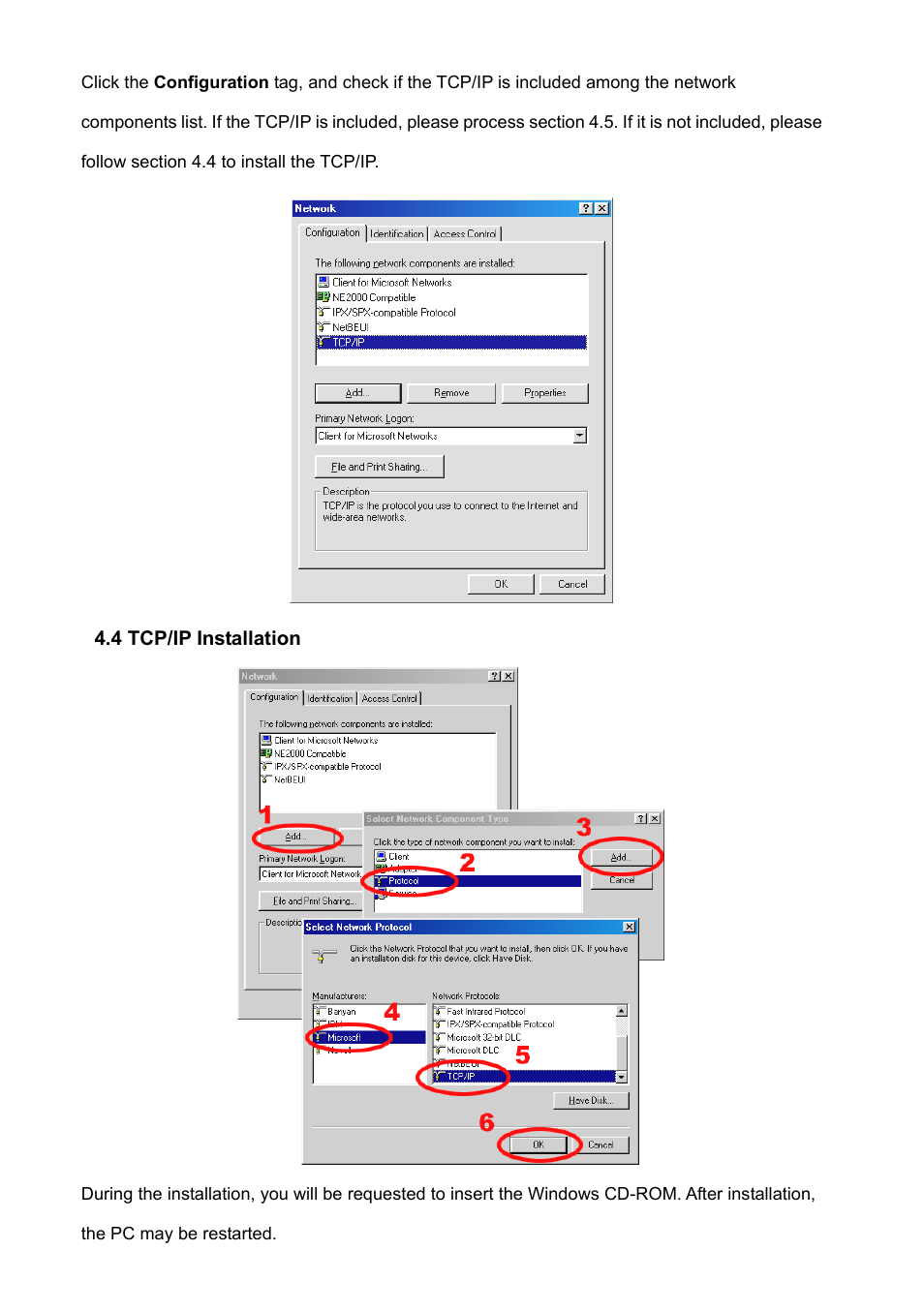 4 tcp/ip installation, 4 tcp/ip i, Nstallation | Approach Tech Appro IP Camera LC-7314 User Manual | Page 23 / 106