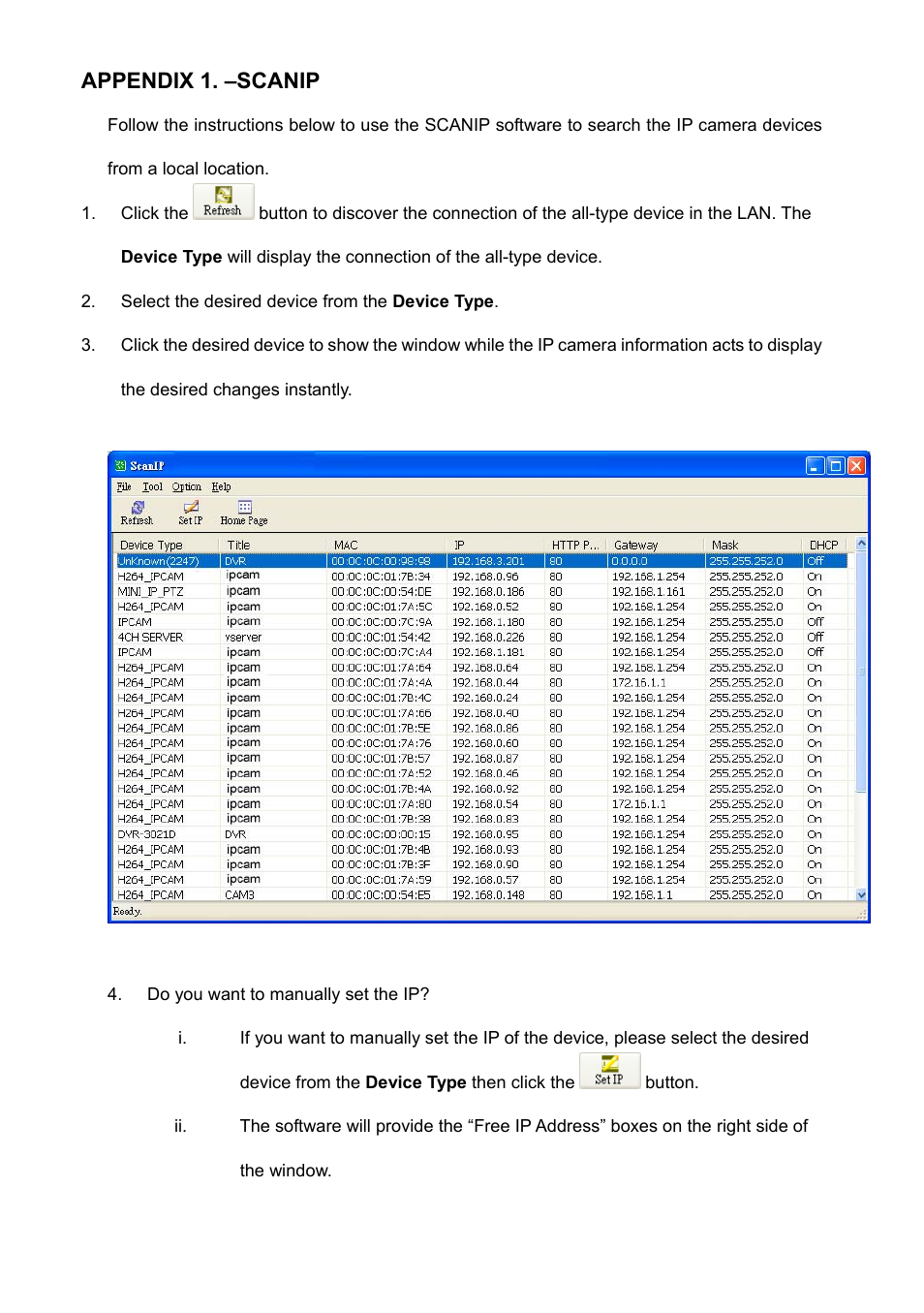 Appendix 1. –scanip | Approach Tech Appro IP Camera LC-7314 User Manual | Page 88 / 106