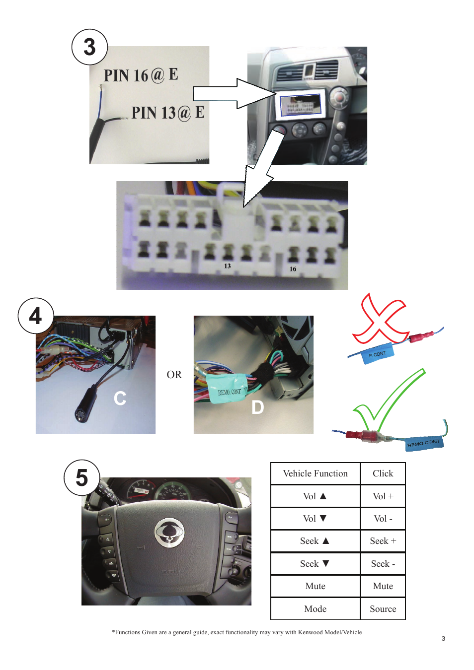 Kenwood CAW-SSREX User Manual | Page 3 / 3