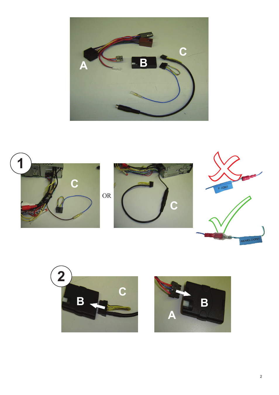 Kenwood CAW-FT7290 User Manual | Page 2 / 3