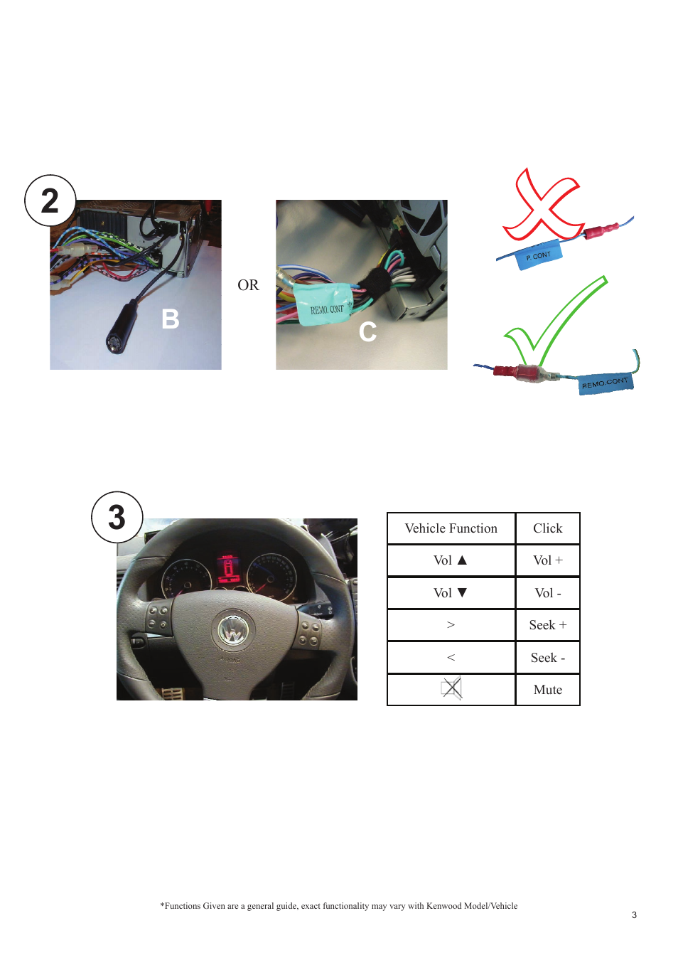 Kenwood CAW-VW1280 User Manual | Page 3 / 3