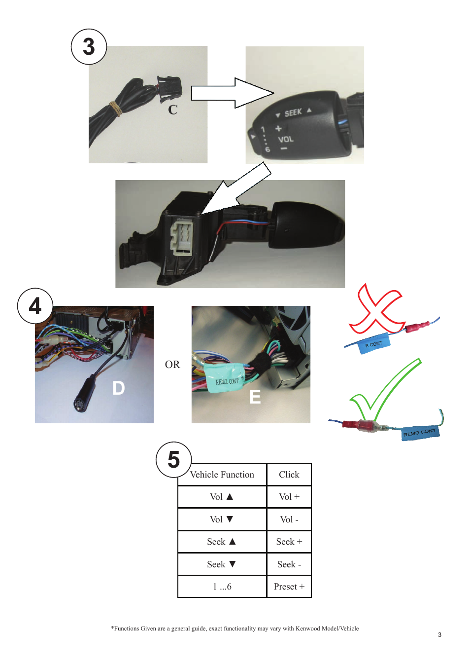 Kenwood CAW-VW1050 User Manual | Page 3 / 3