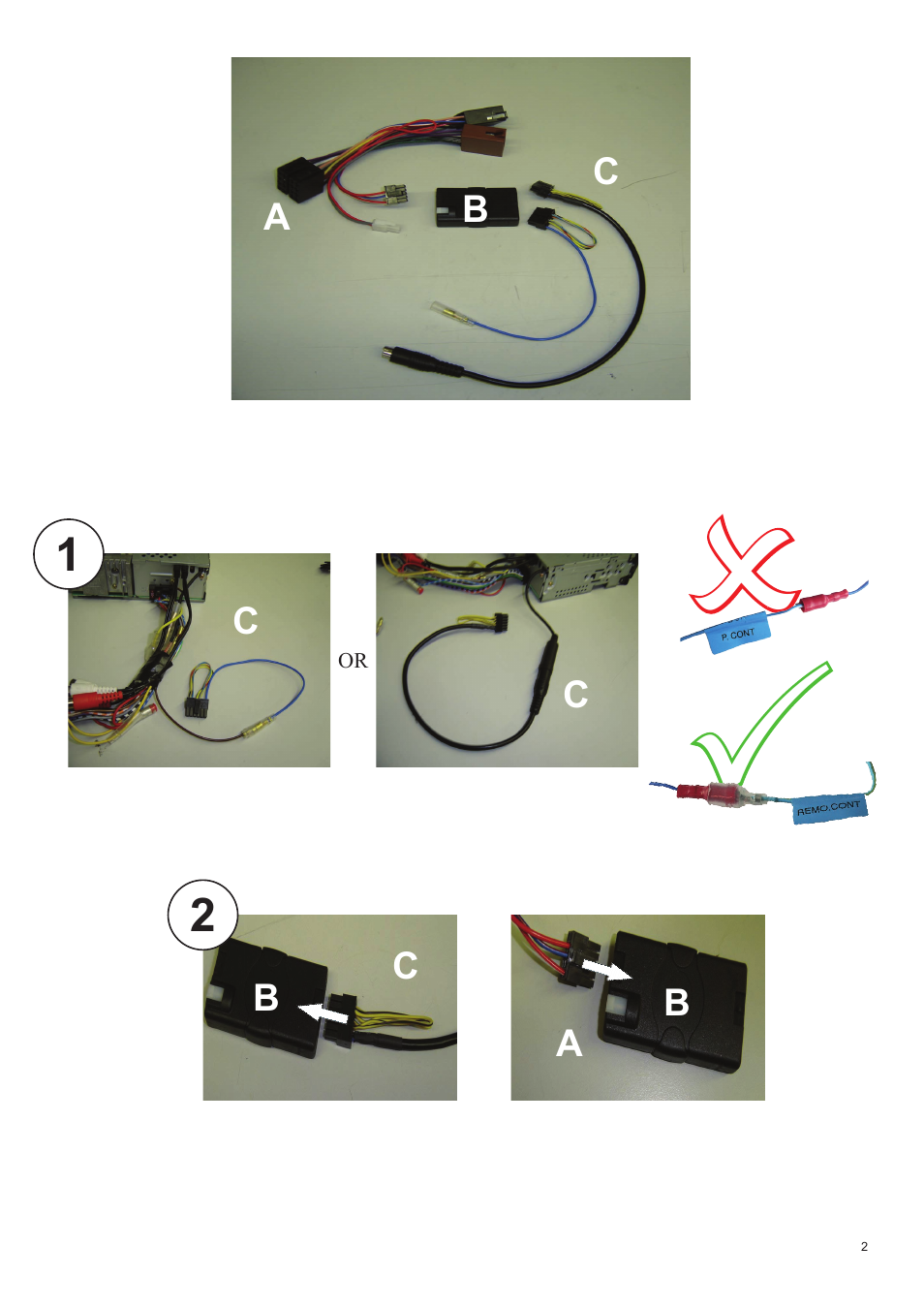 Kenwood CAW-MI7380 User Manual | Page 2 / 3