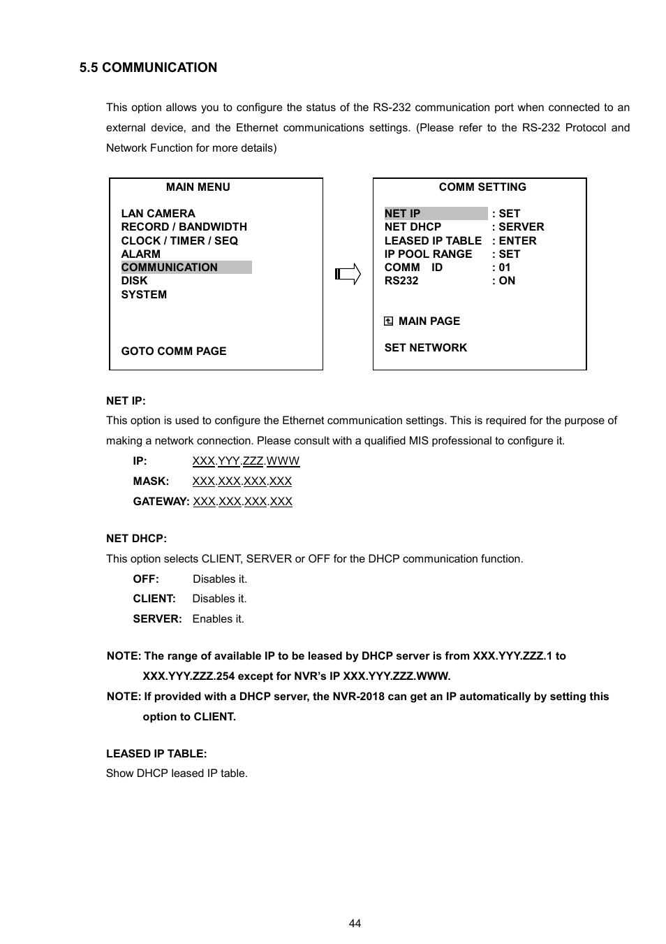 Approach Tech NVR-2018 User Manual | Page 46 / 87