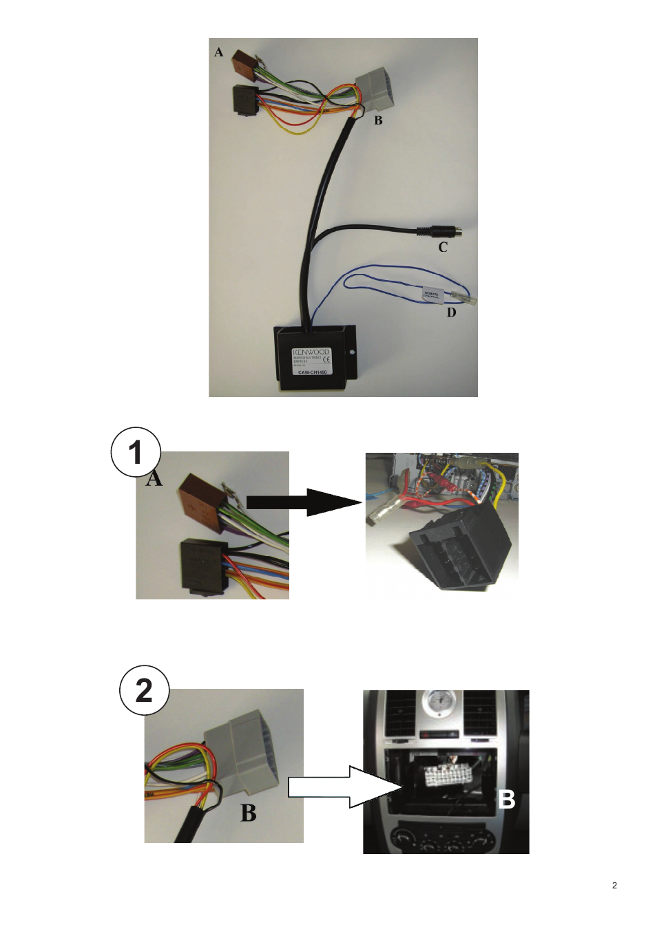 Kenwood CAW-CH1490 User Manual | Page 2 / 3