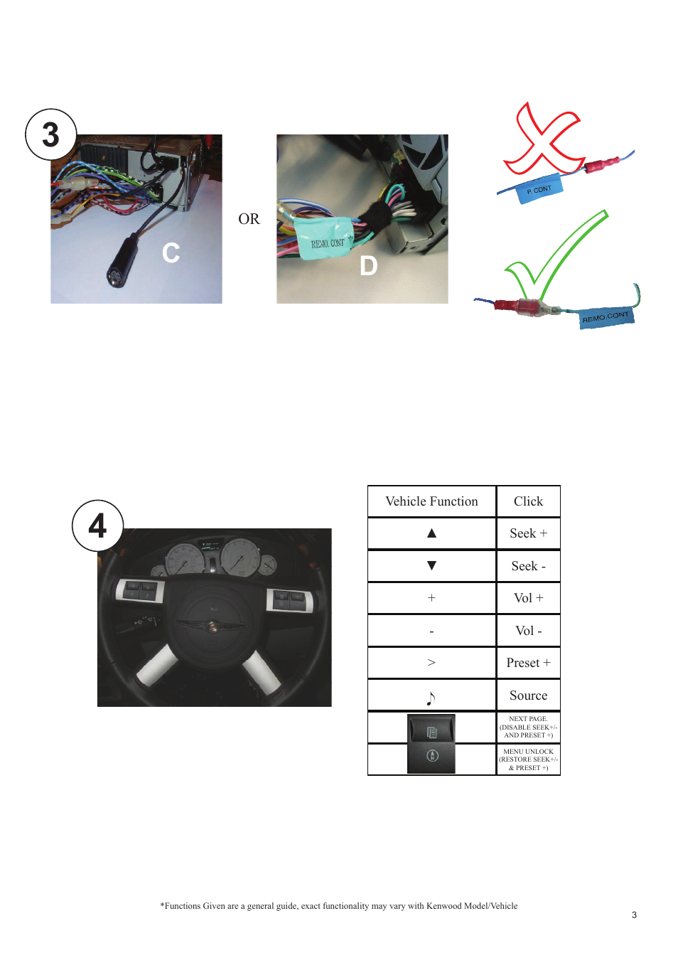 Kenwood CAW-CH1490 User Manual | Page 3 / 3