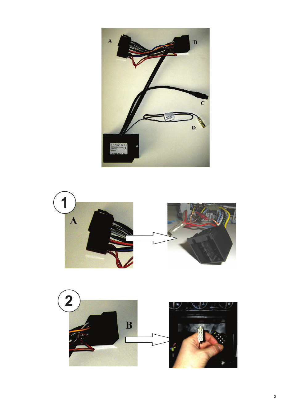 Kenwood CAW-AR1460 User Manual | Page 2 / 3
