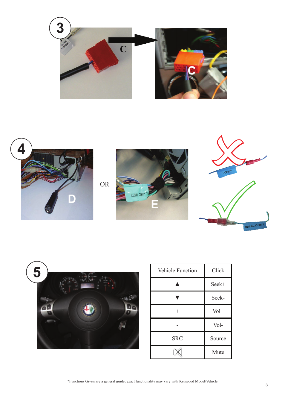 Kenwood CAW-AR1330 User Manual | Page 3 / 3