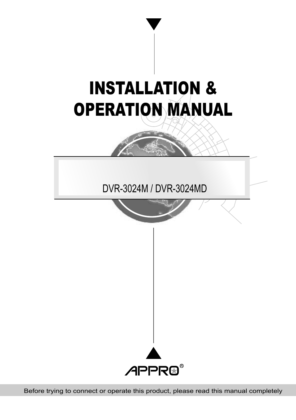 Approach Tech DVR-3024M User Manual | 67 pages