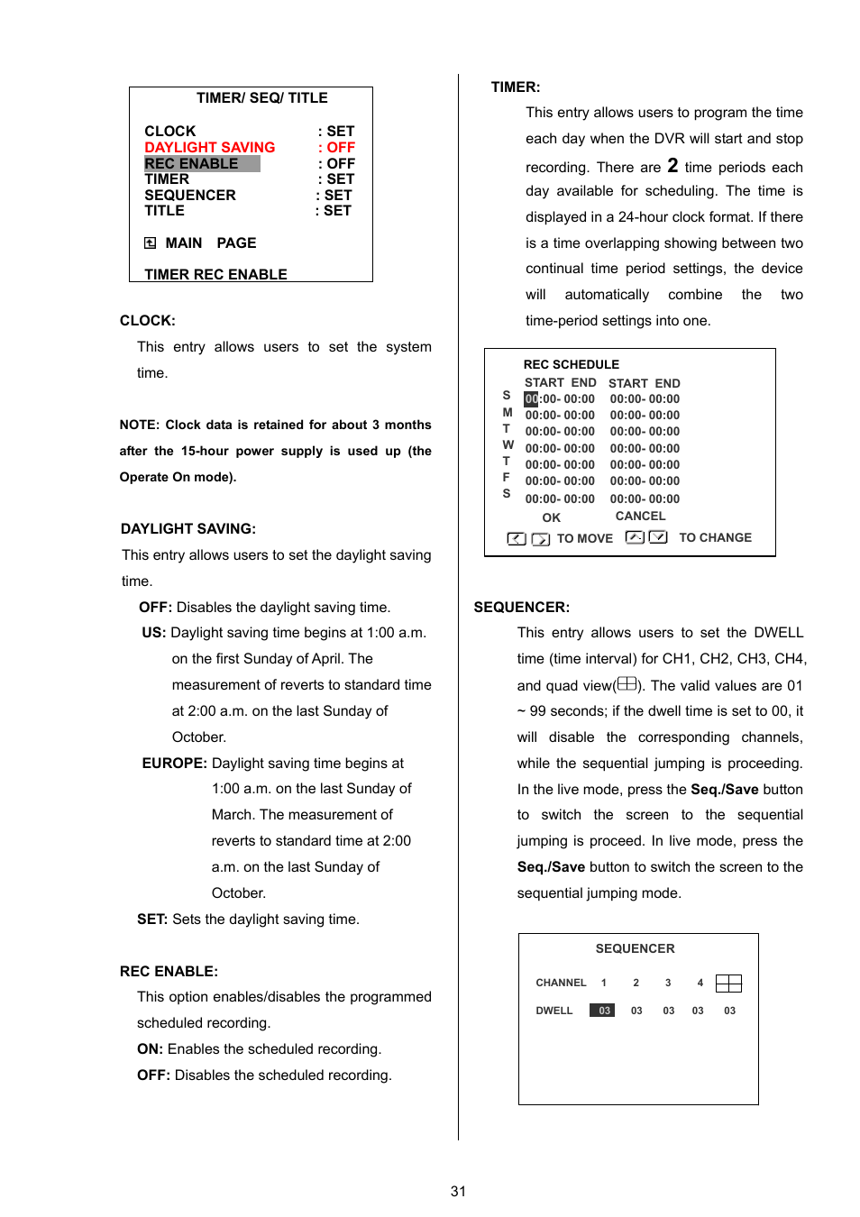 Approach Tech DVR-3024M User Manual | Page 33 / 67