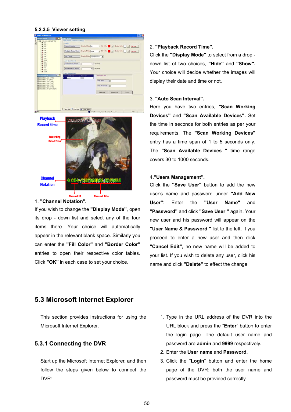 3 microsoft internet explorer | Approach Tech DVR-3024M User Manual | Page 52 / 67